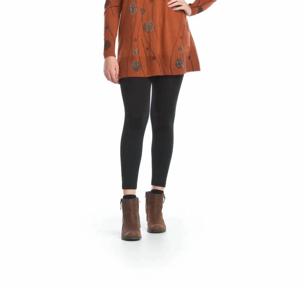 NEW PAPILLON embelleshed long sleeve tunic in rust